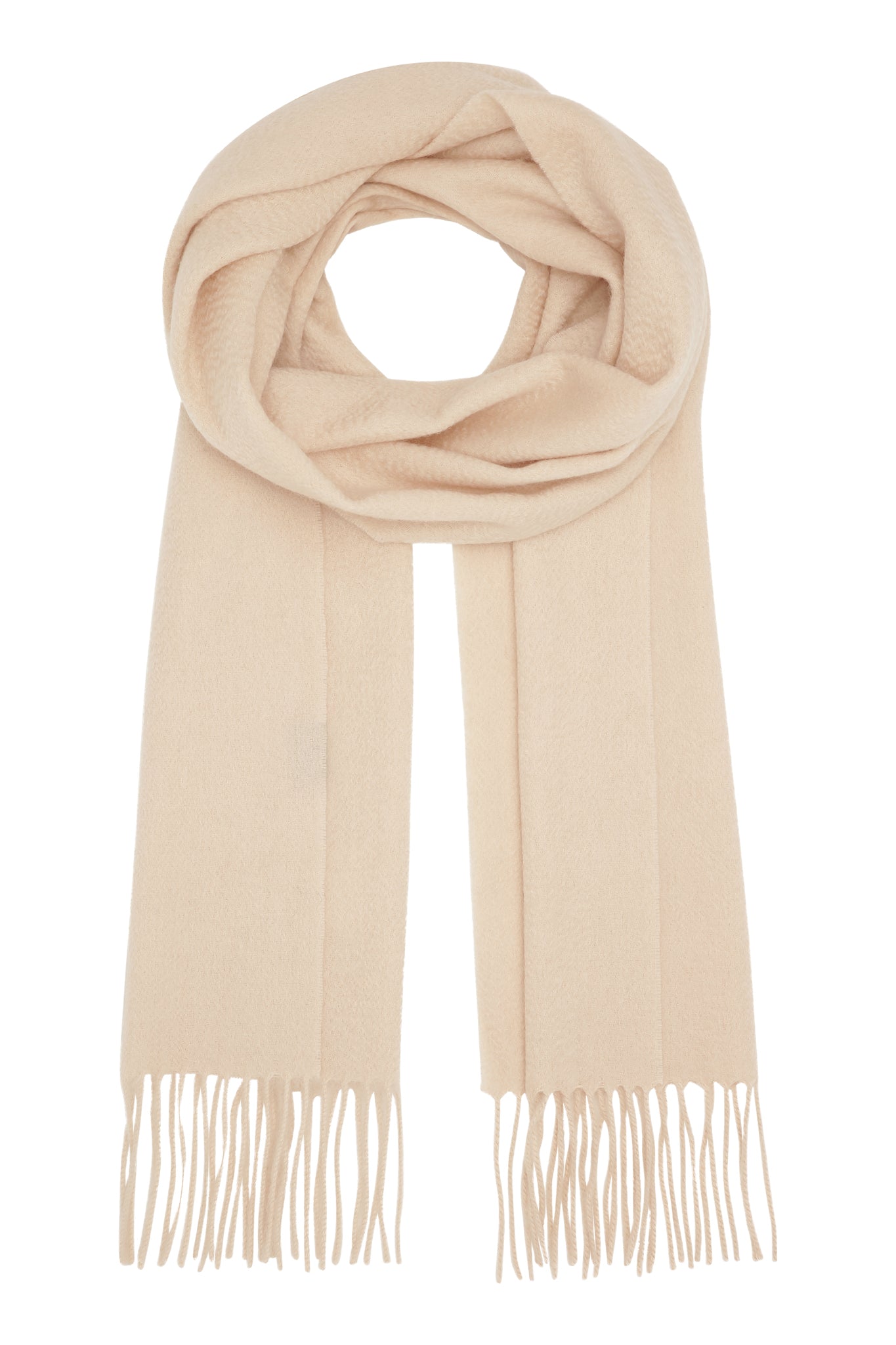 Kim 30 - Klassisk halsduk i cashmere - Light Beige