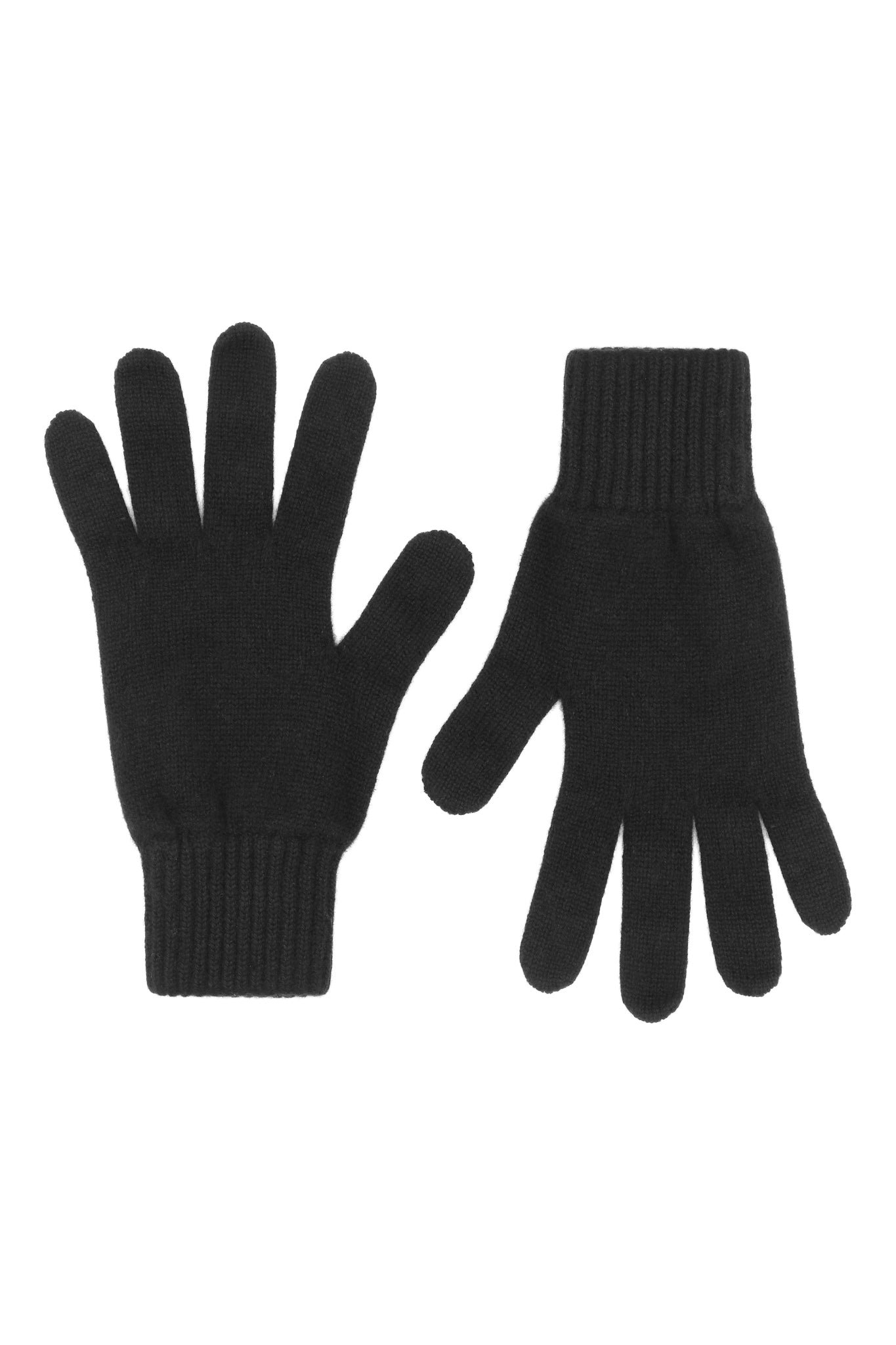 Cashmere handskar Skottland, Herr - Svarta