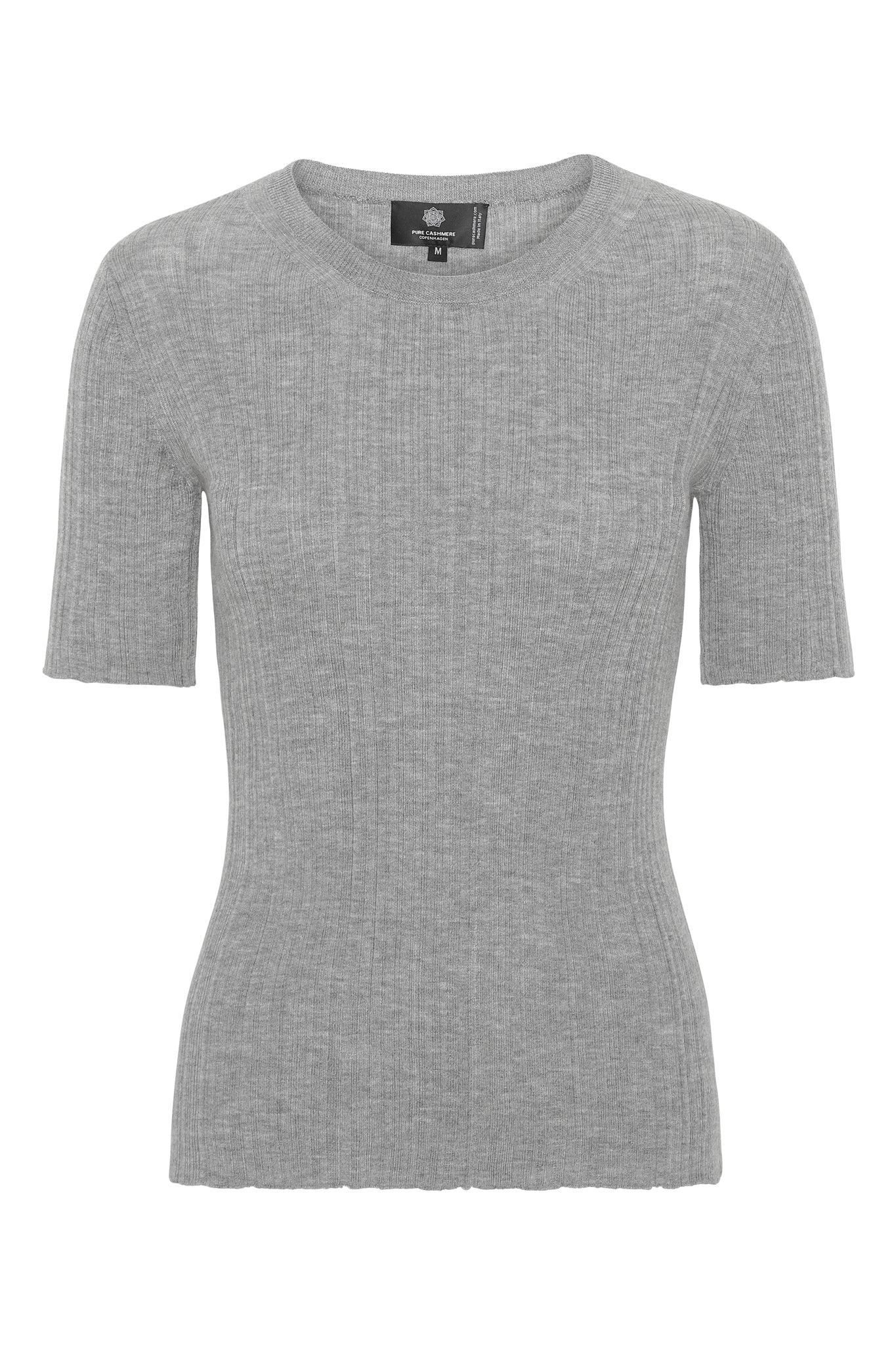 Lea - Cashmere Tee - Grå