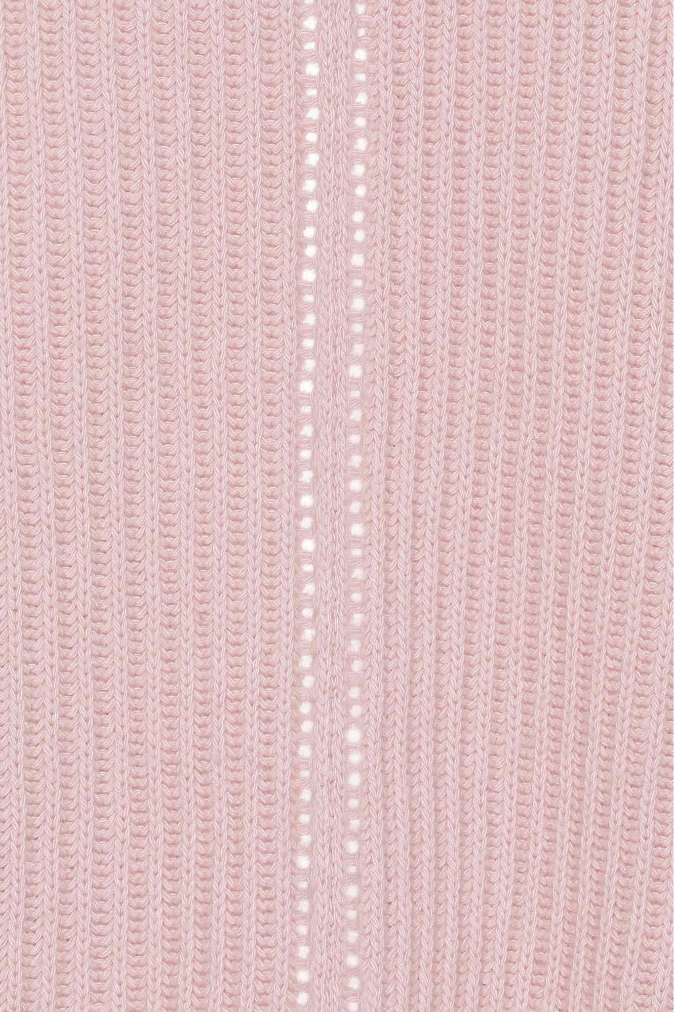 Maja - ribbstickad kofta i återvunnen cashmere - Rosa