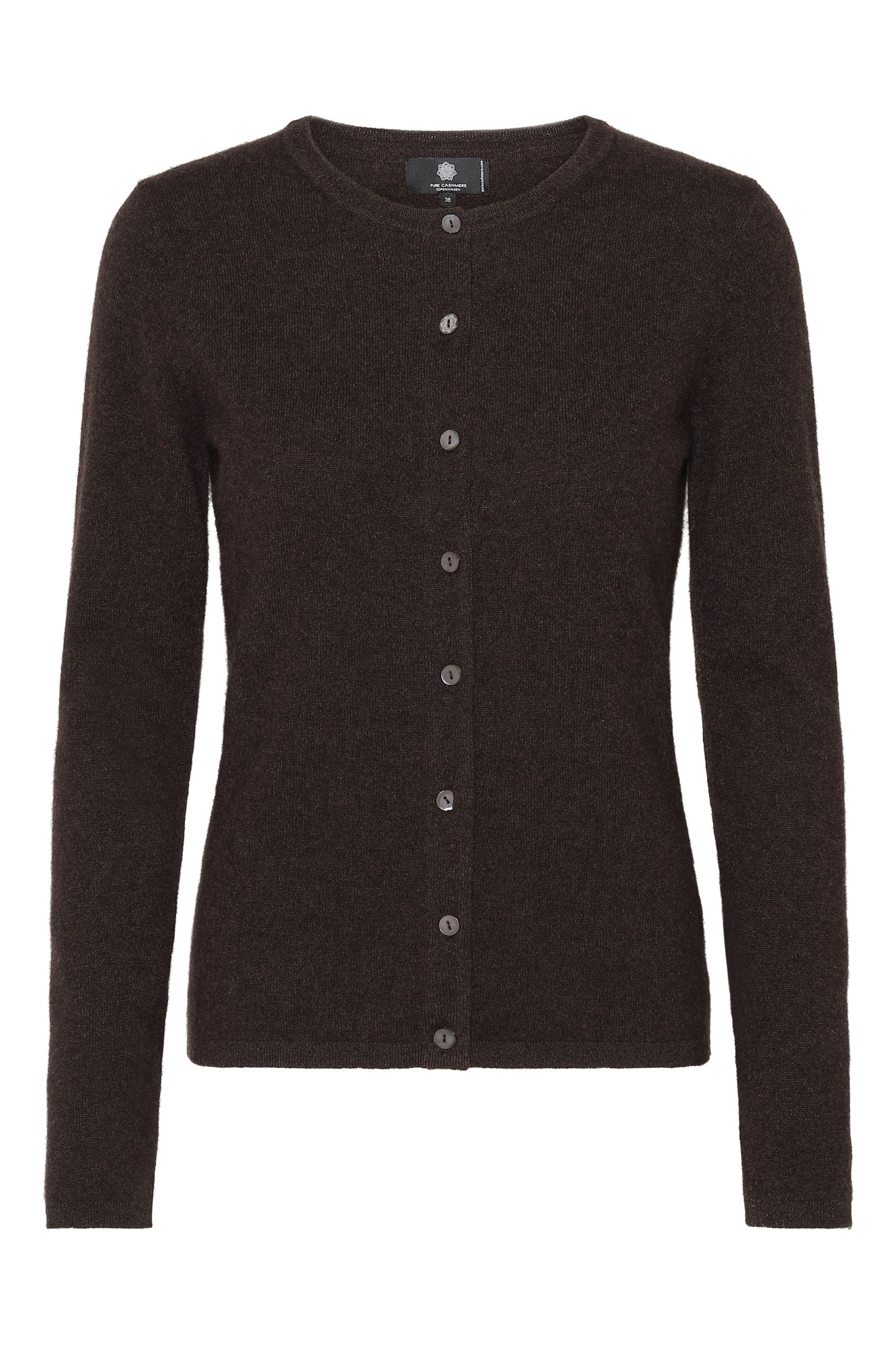Alexia - cashmere cardigan - Espresso