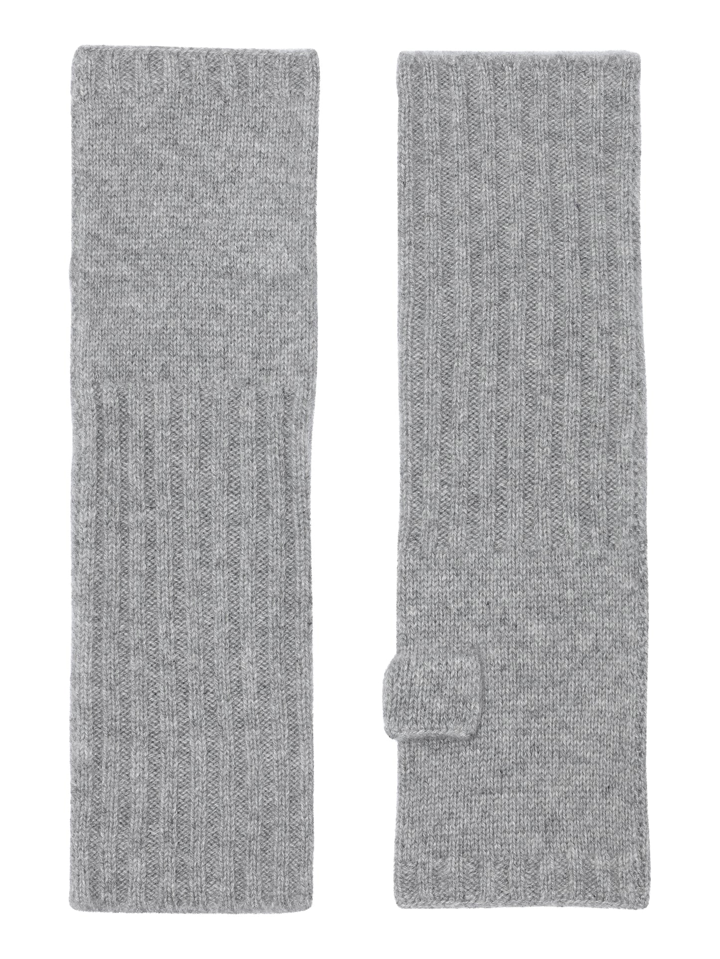 Robin - fingerlösa vantar (wrist warmers) i cashmere - Grå