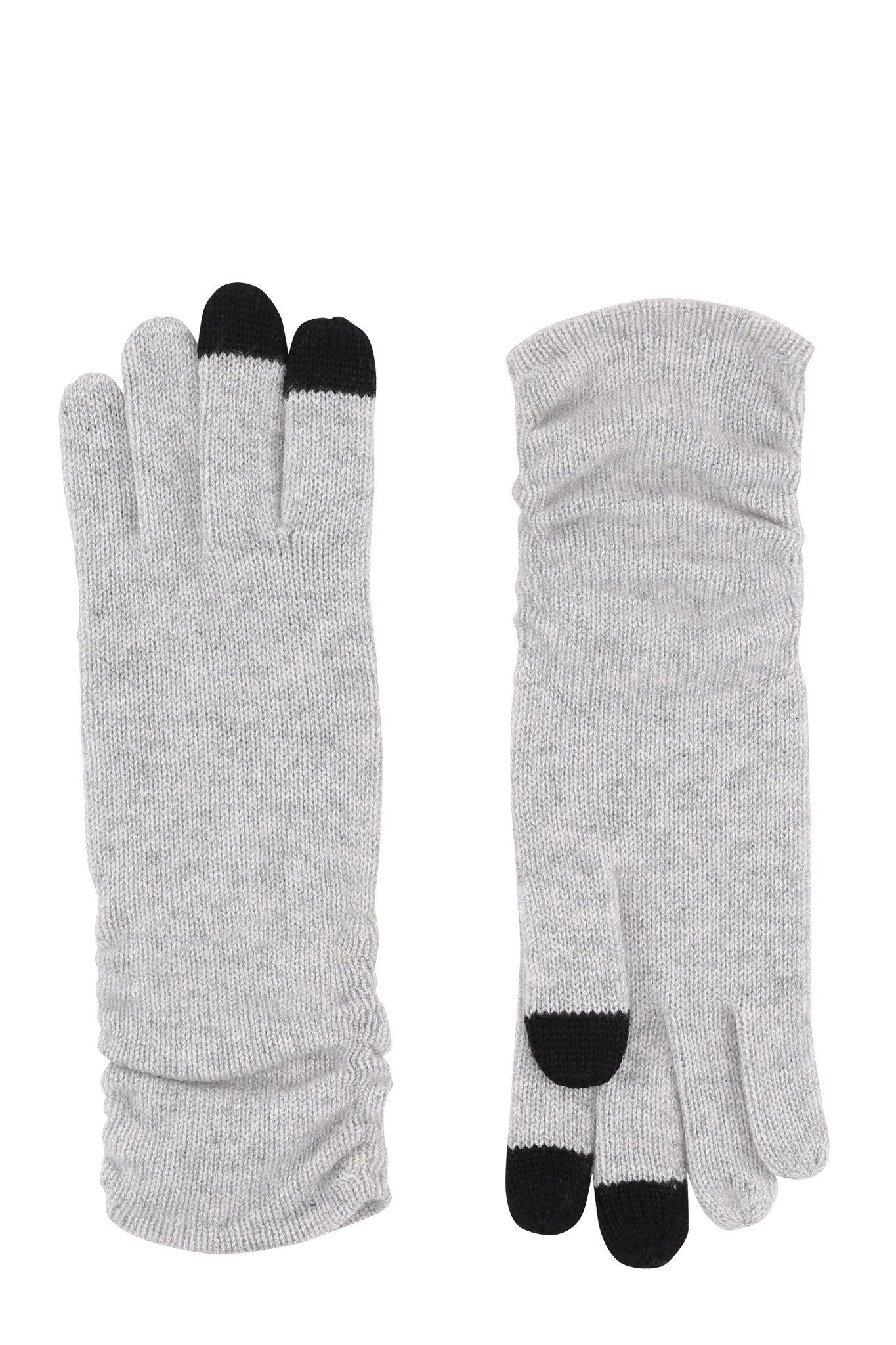 Handsker i ren cashmere med touch screen effekt, fra Pure Cashmere