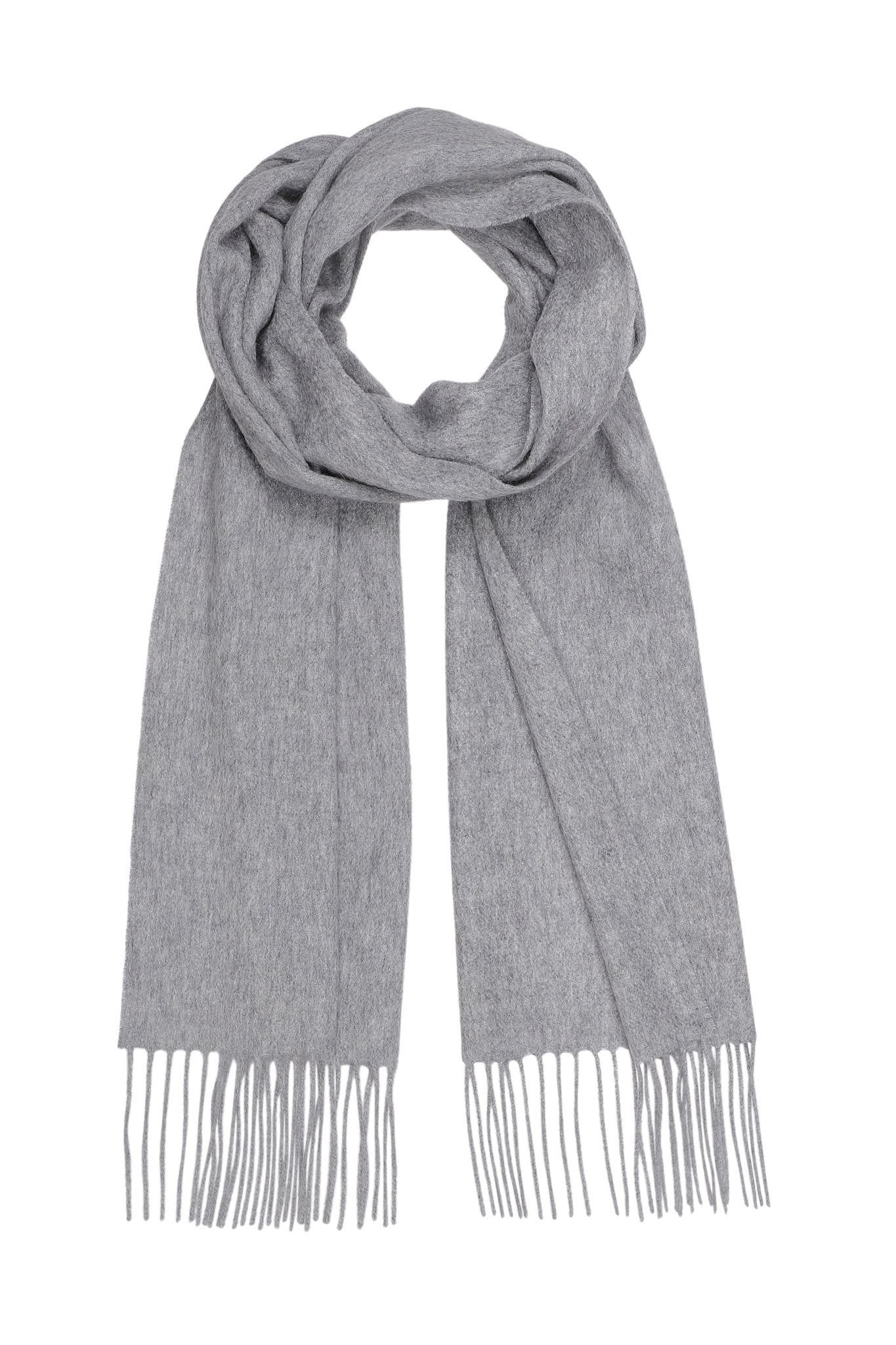 Cashmere tørklæde til mænd i gråt, Pure Cashmere Copenhagen