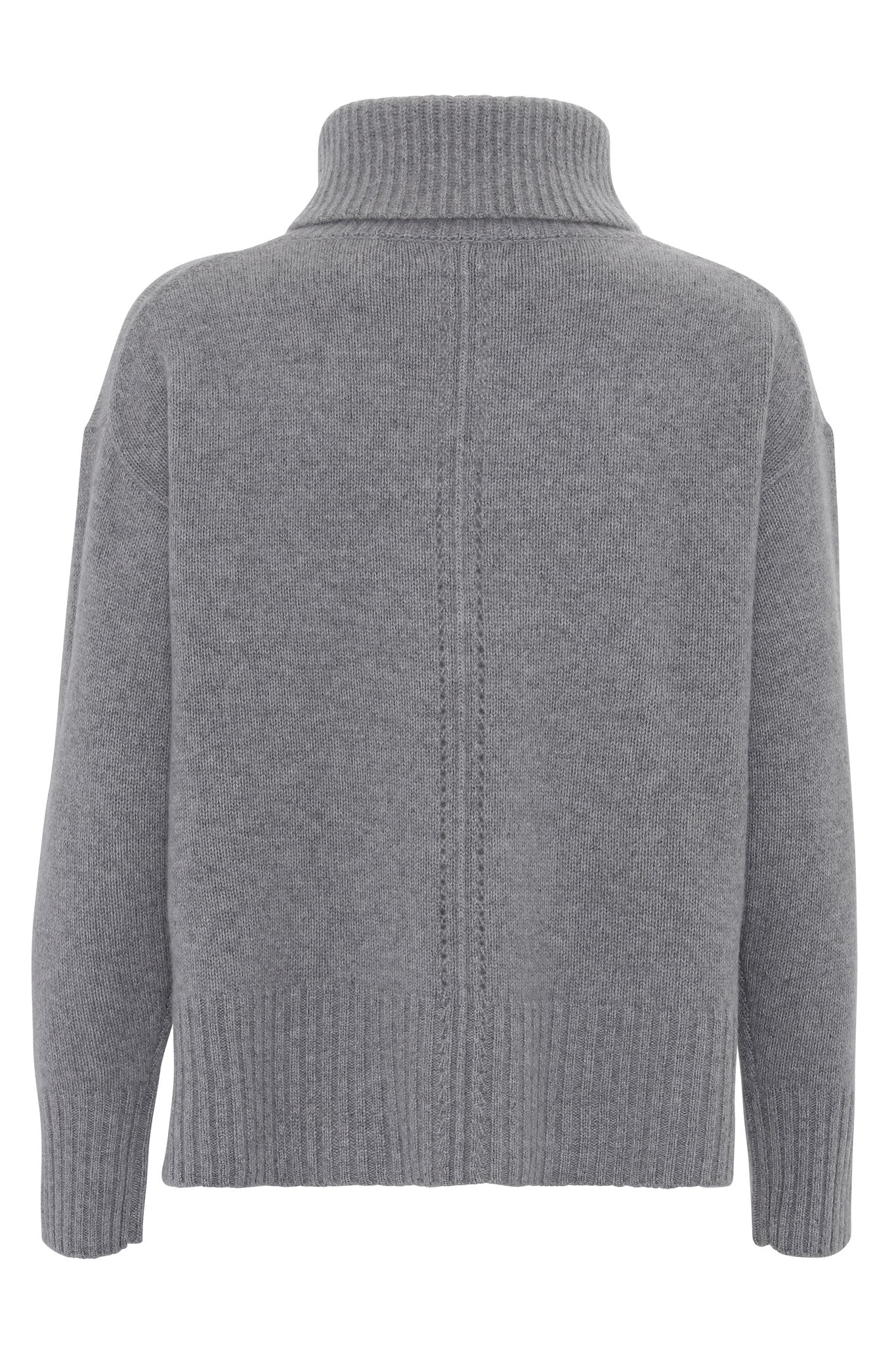 Marilyn - polotröja i cashmere - Varmgrå