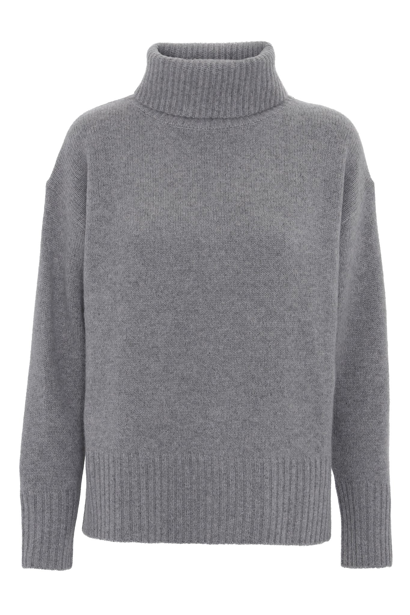 Marilyn - polotröja i cashmere - Varmgrå