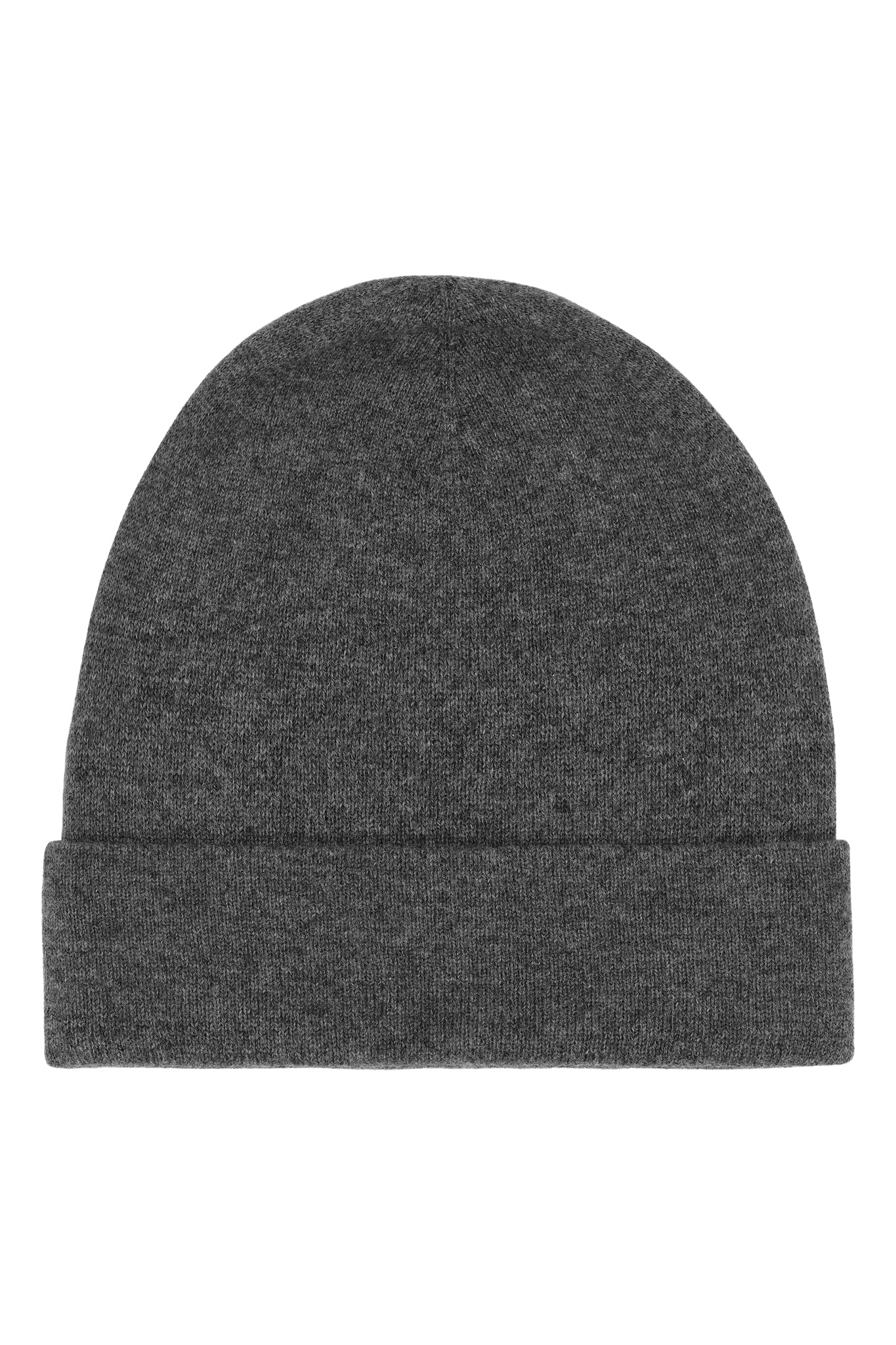 Tjock dubbel jersey Cashmere mössa Skottland - Mörkgrå