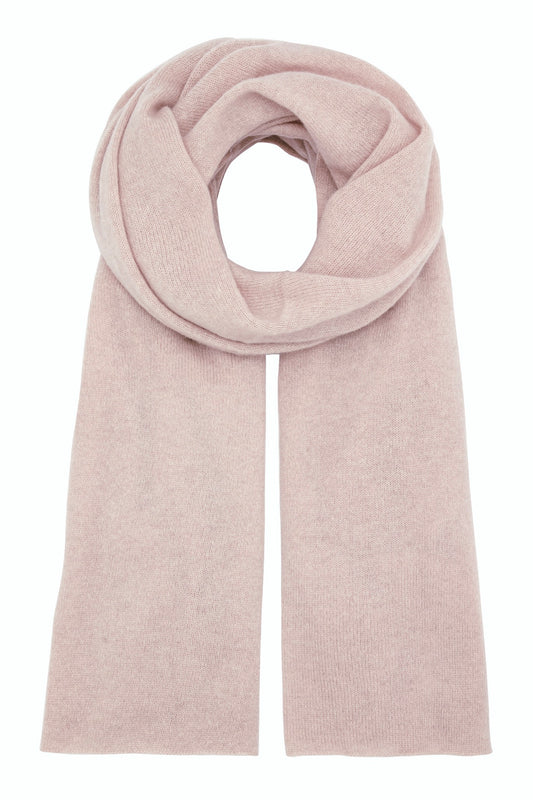 Luna - stor klassisk halsduk i cashmere - Vintage Rose