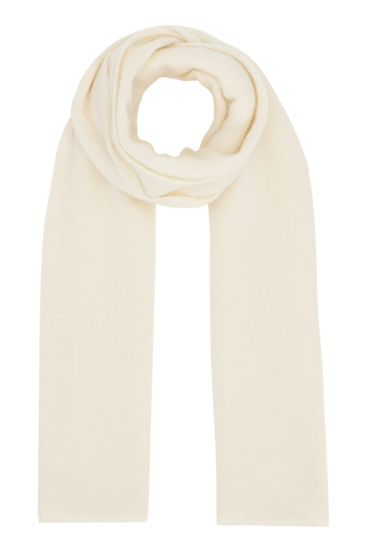 Alfa - klassisk halsduk i cashmere - Vit