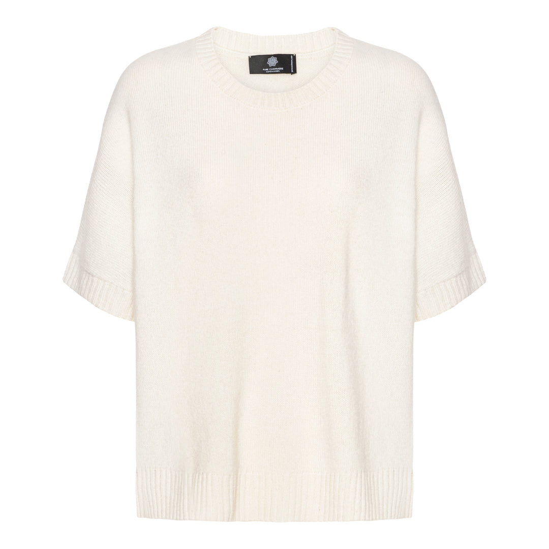Tilde – T-poncho i cashmere - Cremevit