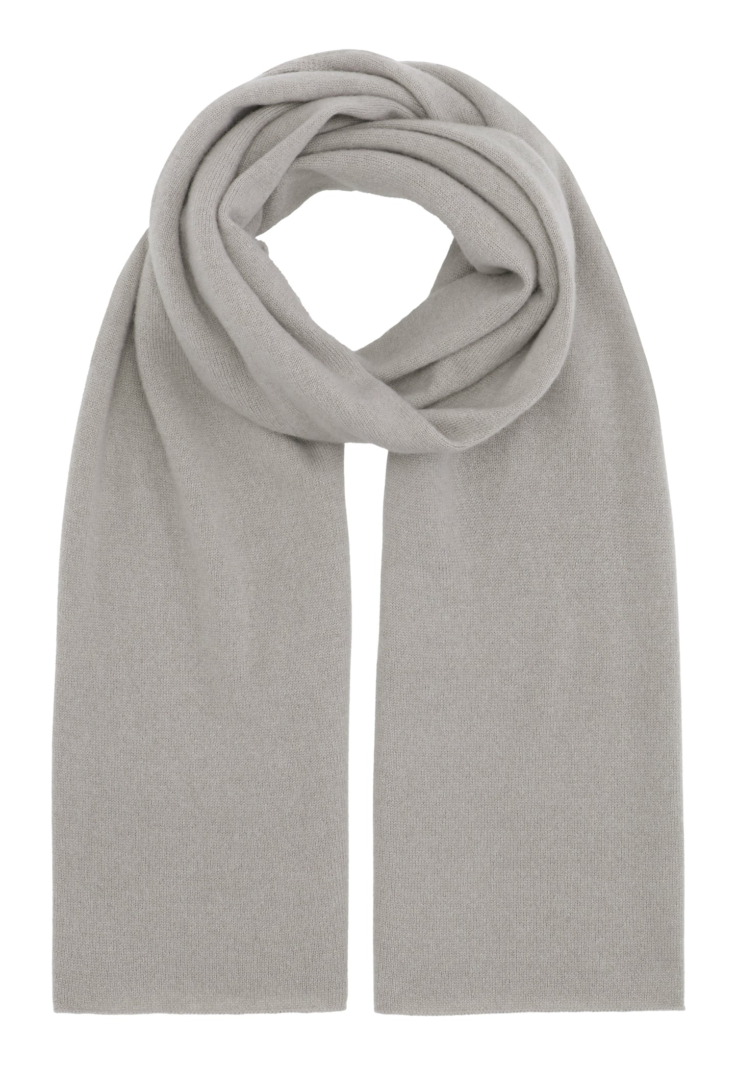 Alfa - klassisk halsduk i cashmere - Stone