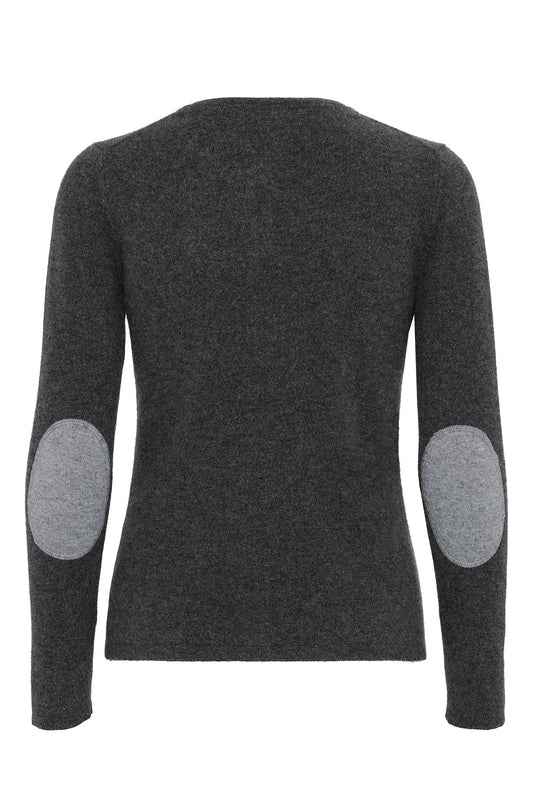 Alexia - cashmere cardigan - Mörkgrå