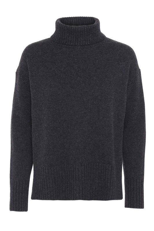 Marilyn - polotröja i cashmere - Mörkgrå