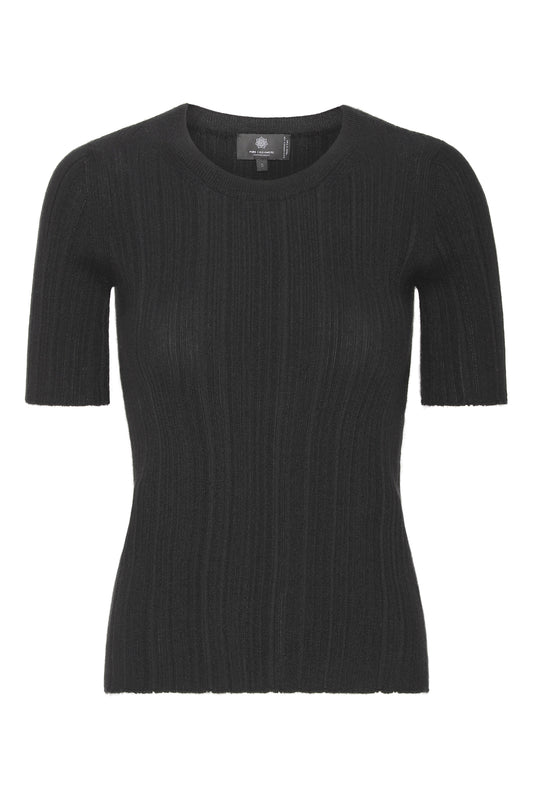 Lea - Cashmere Tee - Svart