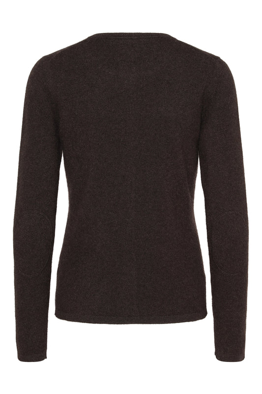 Alexia - cashmere cardigan - Espresso