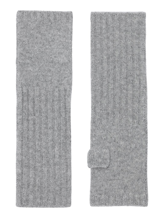 Robin - fingerlösa vantar (wrist warmers) i cashmere - Grå