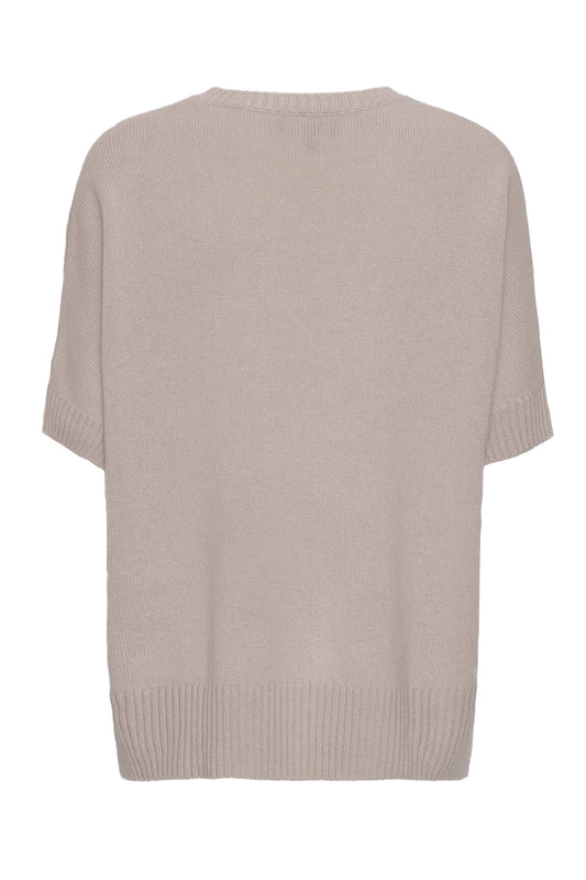 Tilde – T-poncho i cashmere - Sand