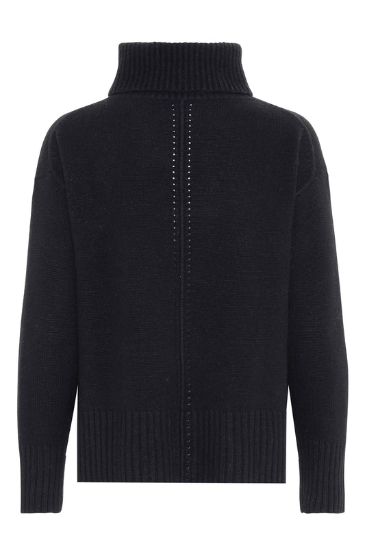 Marilyn - polotröja i cashmere - Svart